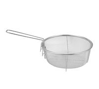 Cpolebev 1 Pieza Cestas para FreíR de Acero Inoxidable Canasta Frita para FreíR con Aceite Caliente con una Sola Manija de de Fideos Dumplings Colador de Alimentos