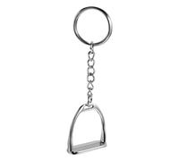 Cpolebev 1 Pieza Estribo Occidental De Diseño Elegante Simple Anillo De Llave Herramienta Percha para Mujer Hombre DecoraciÓN De La Bolsa Tema del Caballo Equino Ecuestre