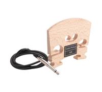 Cpolebev 1 Pieza Puente de ViolíN con PiezoeléCtrica Montada Internamente para Reemplazo de Piezas de ViolíN EléCtrico de TamañO Completo 4/4