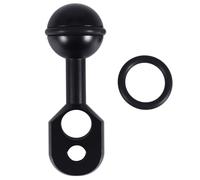 Cpolebev 1 Pulgada Bola A Brazo del Clip De Cabeza para Luz De CÁMara VÍDeo De La AcciÓN Accesorios De Montaje Adaptador De Clip De Mariposa De Cabeza De Bola De Buceo
