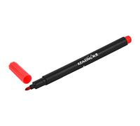 Cpolebev 1 X Rotuladores de Tela Colores Permanentes para Bricolaje Textil Ropa Camiseta Zapatos Rojo