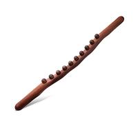Cpolebev 10 Cuentas Guasha Raspador Herramientas de Masaje de Madera para el Dolor de Cuello y Espalda EstóMago Moldeado del Cuerpo Pierna AnticelulíTica