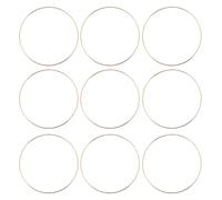 Cpolebev 10 Paquetes de 10 Pulgadas de Metal con de Floral Anillos de de para Guirnalda de Bricolaje, AtrapasueñOs y Manualidades para Colgar en la Pared