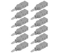 Cpolebev 10 Piezas 110 Cabeza De Prueba Rj11 Conector De Voz MDF Verifique La Voz del Teléfono para Krone Módulo Panel De Conexión De Telecomunicaciones