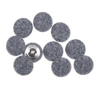 Cpolebev 10 Piezas Botones Cubiertos de Tela con Botones de Metal para Trajes Vestidos Blusas SuéTeres Botones de Tela Gris 25 Mm