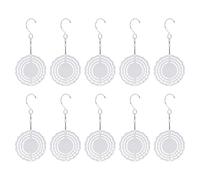Cpolebev 10 Piezas de 3 Pulgadas de SublimacióN Spinner de Viento en 3D Spinners de Viento Colgantes Spinners de Viento para DecoracióN de JardíN Interior y Exterior