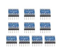 Cpolebev 10 Piezas de 4 Canales IIC I2C Convertidor de LóGico MóDulo Bidireccional 3,3 V una 5 V Palanca de Cambios para (Paquete de 10)