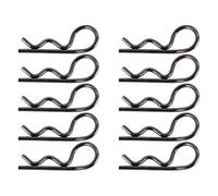 Cpolebev 10 Piezas de Bloqueo de Resorte EA1043 para JLB Racing Cheetah 11101 21101 J3 Speed 1/10 RC Coche Accesorios Piezas