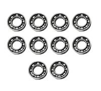 Cpolebev 10 Piezas de Rodamientos de Yoyo R188, Rodamientos de YOYO Silenciosos Extra Largos Profesionales, Piezas de Repuesto de Rodamientos de Yoyo Plateados