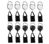 Cpolebev 10 Uds. Protectora de Silicona para Encendedor con Clip, Accesorios para Fumar con RetráCtil