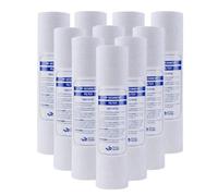 Cpolebev 10 Unidades de Filtro de Agua Universal, Cartucho de Filtro de AlgodóN PP, Filtros de Agua para Sedimentos, Material de Polipropileno, 1 MicróMetro