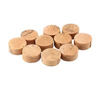Cpolebev 10 Unids Llave Del Agua Llave Del Agua Válvula de Escupir Almohadilla de Corcho para Los Accesorios de Reparación de Trombón de Trompeta Diámetro 9Mm Espesor 4Mm