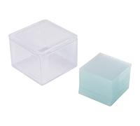 Cpolebev 100 Piezas Transparentes Portaobjetos Cubreobjetos Cubreobjetos 22X22Mm para Microscopio