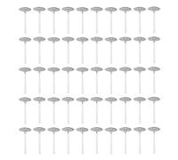 Cpolebev 1000 Unids/Lote de Mechas para Velas, 1 Pulgada, Mecha para Velas de Bajo Humo con PestañAs de Metal, Mechas para Velas de Té para Hacer Velas