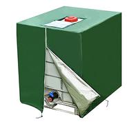 Cpolebev 1000L Impermeable una Prueba de Polvo Cubierta del Tanque de Agua de Lluvia Cubierta de ProteccióN UV de Tela Oxford Cubierta del Tanque de Agua del JardíN Verde
