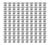 Cpolebev 100PCS Pasador De Bloqueo Volver Pasador De Bloqueo Hebilla De RetencióN, Utilizado Para Bloquear La Parte Posterior Del Pasador De Metal Del Broche Pin De Solapa Esmaltado
