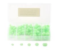 Cpolebev 100pcs Perlas de Pesca Luminosas Suaves ovales Senuelos de flotacion Flotante del senuelo de la Pesca de mar