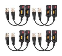 Cpolebev 1080P Ahd/HD-Cvi/Tvi/Cvbs Pasivo Transmisor Balun de Video HD 4 Pares (Utp hasta 350M-600M)