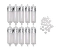 Cpolebev 10PCS CáPsula Filtro de Tinta de 80 Mm de para Impresora Solvente Myjet Crystaljet Gongzheng Jhf Vista Xaar Cabezal de ImpresióN