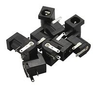 Cpolebev 10pcs DC Enchfe de la del corriente 2.1mm de de tipo PCB de Montaje