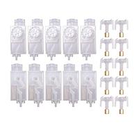 Cpolebev 10PCS DX5 Amortiguador de Tinta para TX800 XP600 Mimaki TS3 JV33 CJV30 TS5 JV2 Impresora de InyeccióN de Tinta Galaxy Filtro de Volcado Solvente una Base de Agua