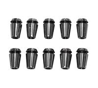 Cpolebev 10Pcs / Set Ultra Precision ER16 1-10MM Spring Collet Set para MáQuina de Grabado de Herramienta de Torno de Fresado CNC
