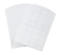 Cpolebev 12 Hojas de Lona de de Plástico de 14 Unidades, Hoja de Rejilla de Plástico de Lona para Manualidades con Punta de Aguja de 11x8,2 Pulgadas