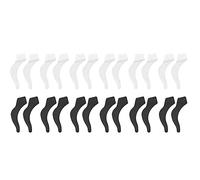 Cpolebev 12 Pares Agarraderas para Anteojos, Soporte Antideslizante de Anteojos, Gancho de Silicona de Anteojos, Retenedor de de Puntas de Patillas para Anteojos