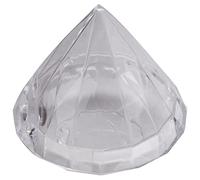 Cpolebev 12 Piezas Caja de Dulces con Forma de Diamante Transparente Cajas de Regalo de Boda Caja de Fiesta Contenedor de PláStico Transparente DecoracióN del Hogar Regalo