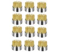 Cpolebev 12 Piezas de Ranas de Flores, Rana de Alfiler Kenzan, Soporte Redondo de Latón para Flores, Ranas de Flores para Arreglos Florales, Herramientas Fijas Florales