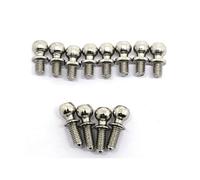 Cpolebev 12 Piezas Metal M3 Tornillos de Cabeza EsféRica Hexagonal para 144001 144002 124016 124017 124018 124019 Accesorios de Piezas de Repuesto de Coche RC