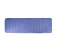 Cpolebev 120x40cm Alfombra de Manta Absorbente Antideslizante de Espuma viscoelastica de Cocina Dormitorio de Puerta Estera del Piso Azul Oscuro
