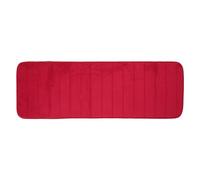 Cpolebev 120x40cm Alfombra de Manta Absorbente Antideslizante de Espuma viscoelastica de Cocina Dormitorio de Puerta Estera del Piso Fecha-roja