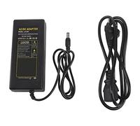 Cpolebev 12V 5A 60W Adaptador de fuente de alimentacion para tira de luz LED RGB SMD 3528 5050