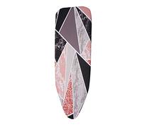 Cpolebev 140x49CM Marmoleado Tejido Tabla de Planchar Cubierta Protectora Prensa Plegable de Hierro para Planchar Protector de Tela Proteger Ropa Delicada FáCil de Montar 1