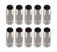 Cpolebev 15Ak Boquilla De Gas 10Pcs Boquilla De Gas Antorcha De Soldadura Mig Consejo De Contacto Para Soldadura Mig
