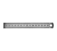 Cpolebev 15cm 6 Pulgadas Regla de Metal Inoxidable Herramienta de Medicion
