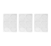 Cpolebev 18 Piezas BaterÍA Amortiguadora De Gel Almohadillas De Silicona Silenciador para Tambores Control De Tono: Transparente