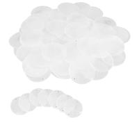 Cpolebev 180 Piezas de Conchas Naturales Redondas Conchas de Mar Capiz Conchas de Ostra de 2 Pulgadas para Manualidades con Discos de Conchas de Mar de 2 Agujeros