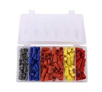 Cpolebev 180Pcs Conectores de Cable Eléctrico Terminales de Tornillo, Kit de Conector de Fácil Con Tuercas de Alambre Insertadas Conexiones de Tapa Conjunto de Surtido