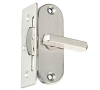 Cpolebev 1Pc Cerradura de Bisagra de 90 Grados Cerradura de Gancho de Puerta Corrediza Cerradura de Puerta y Ventana de Madera de Aluminio Cerradura de Herramientas para el Hogar