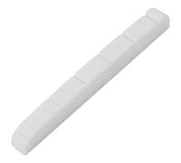 Cpolebev 1Pc Guitarra EléCtrica y Vintage Seis Cuerdas Tuerca Hueso de Ganado Ranurado para Strat Reemplazo M01941
