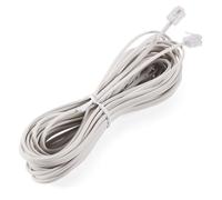 Cpolebev 1pcs 10m RJ11 Telefono Cable De Extension Conector