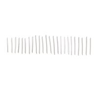 Cpolebev 2.2MM Guitarra EléCtrica AcúStica 24 Trastes Fret Wire Fret Wire Set, Plata