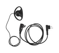 Cpolebev 2 Clip de Oreja en Forma de D Avanzada Auriculares Ptt Auricular Micrófono para Radios de 2 Vías Gp88S Gp300 Gp68 Gp2000 Gp88 Gp3188 Cp040 Cp1200 A8 A6 A10 A12