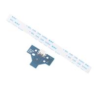 Cpolebev 2 Juegos para para Controlador Piezas de Repuesto con Cable de 14 Placa de Enchfue de Puerto de Carga Usb -001