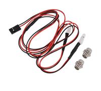 Cpolebev 2 Luces LED Luz Trasera Luz Trasera del Coche para C14 C24 B14 B24 B16 B36 Q60 Q61 Q62 Q63 Q64 Q65 RC CamióN