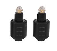 Cpolebev 2 Paquetes Mini Enchufe de Jack Hembra 3,5 mm Óptico A Digital Toslink M Adaptador de Audio