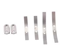 Cpolebev 2 Pares de SuspensióN de Muelles de Hoja de AmortiguacióN de Acero para D12 B14 B24 B16 B36 RC CamióN Accesorios de Piezas de Coche