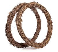 Cpolebev 2 Piezas 14 Pulgadas Guirnaldas de Vid Guirnalda de Rama de Vid Guirnalda de RatáN Guirnalda para Manualidades NavideñAs o Decoraciones de Boda